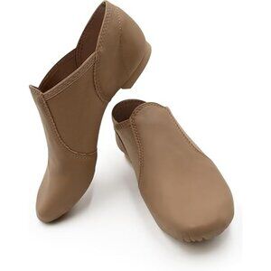 New Capezio EJ2 E-Series Leather Jazz Shoes - Caramel - Child Size 3 / Adult 3